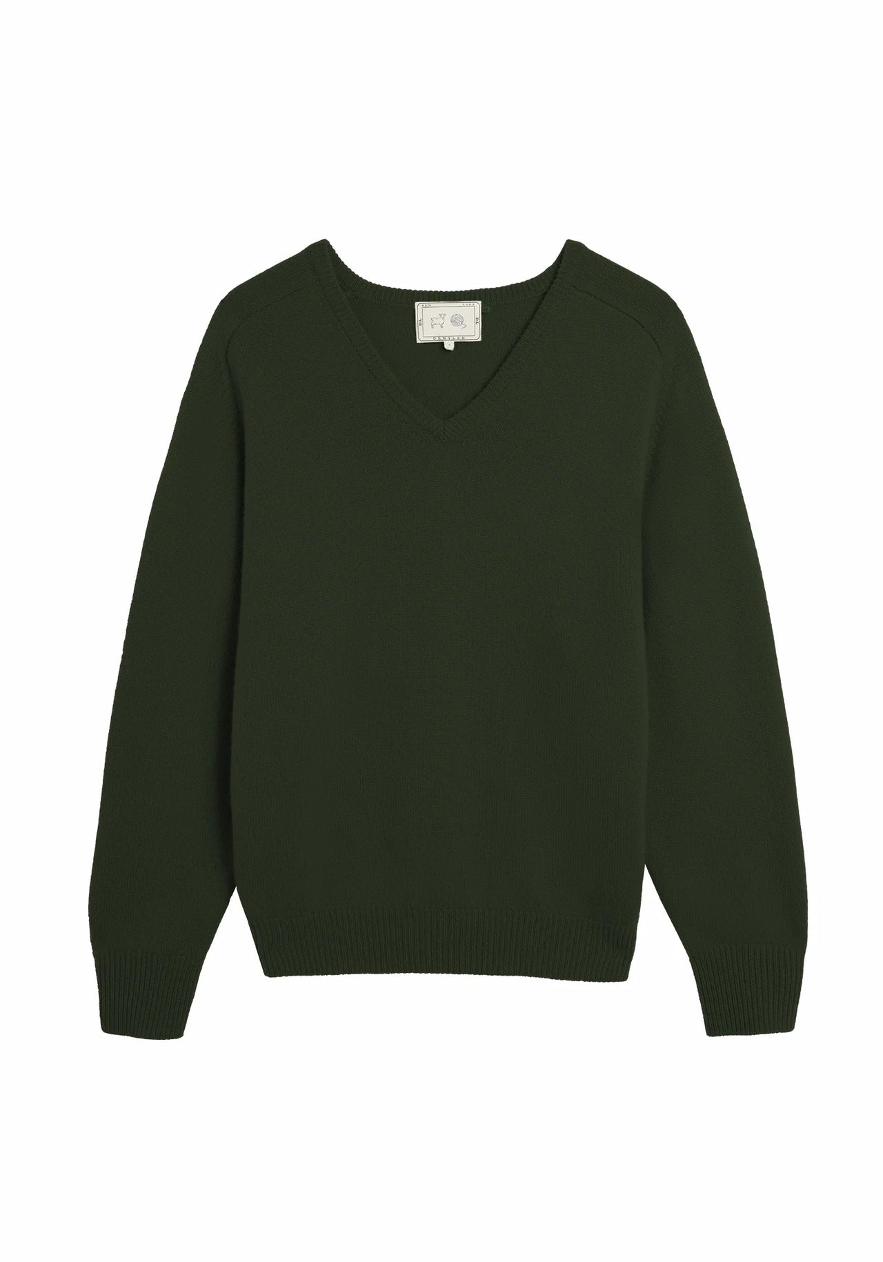 JOVIE CASHMERE SWEATER - DARK PINE