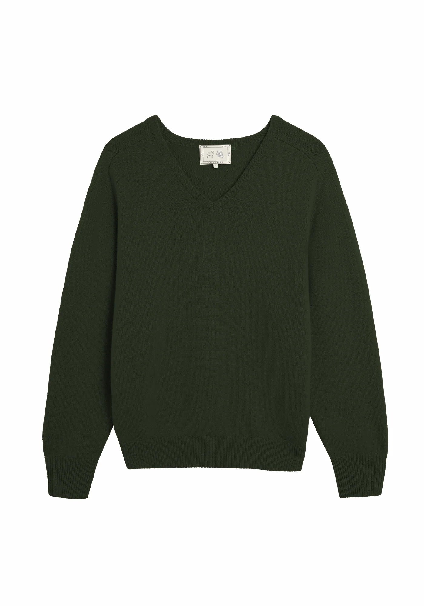 JOVIE CASHMERE SWEATER - DARK PINE