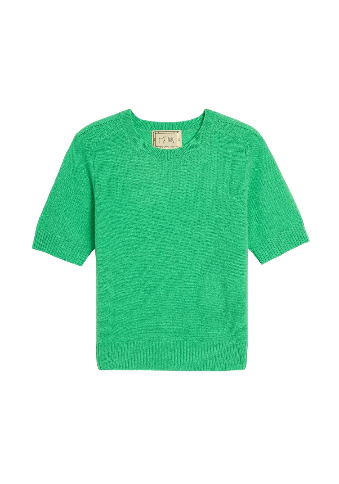 KYLA CASHMERE TOP - VERDANT