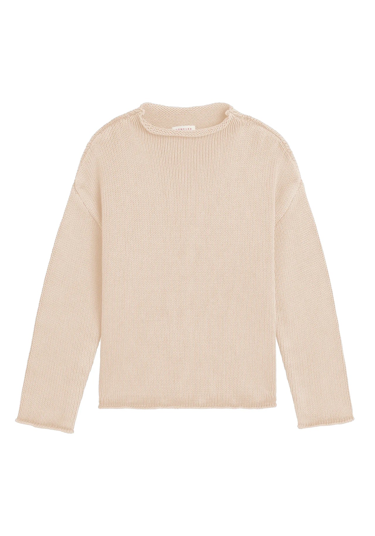 LAMIS WASHED COTTON SWEATER - SANDSTONE
