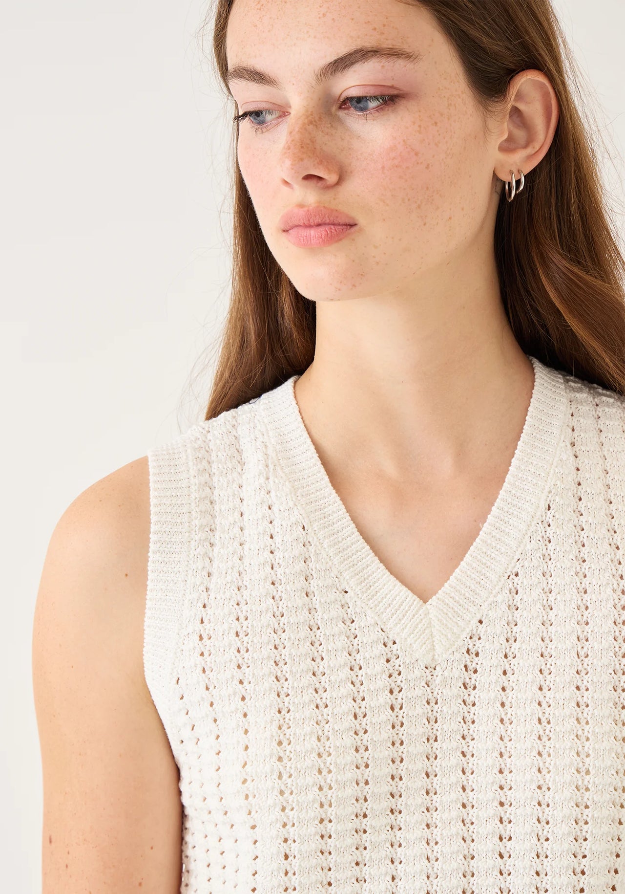 LAYLA CROCHET TOP - OFFWHITE
