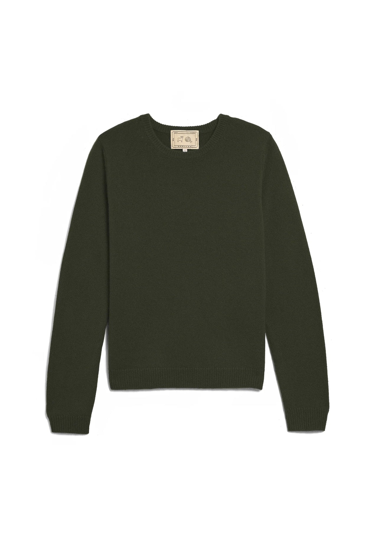 LULU CASHMERE SWEATER - DARK PINE