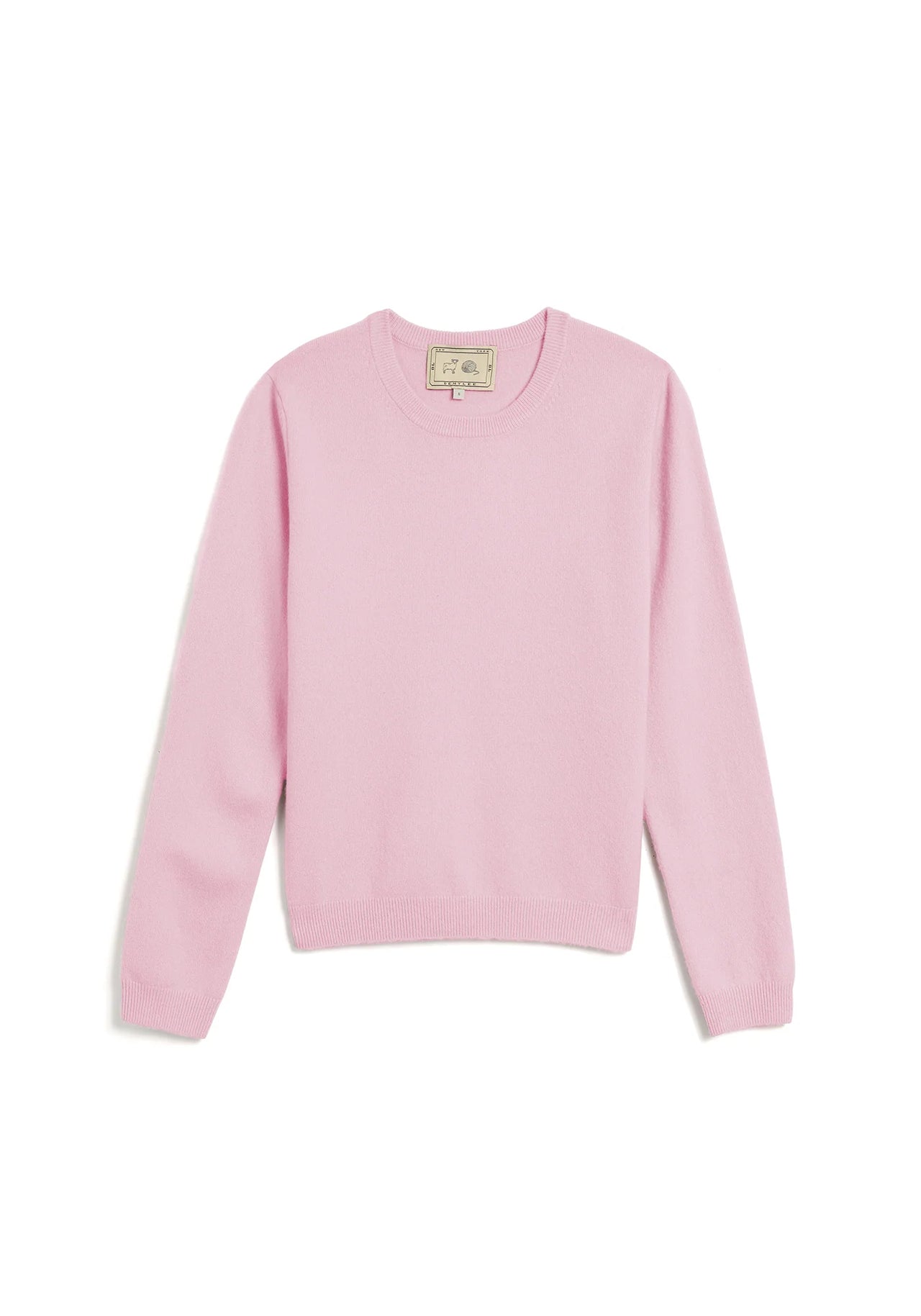 LULU CASHMERE SWEATER - PEONY PINK