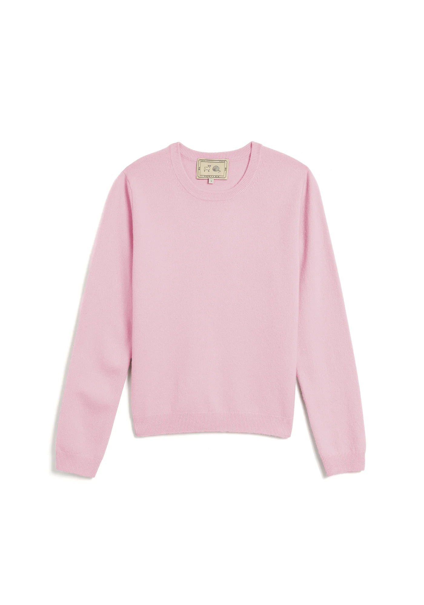 LULU CASHMERE SWEATER - PEONY PINK