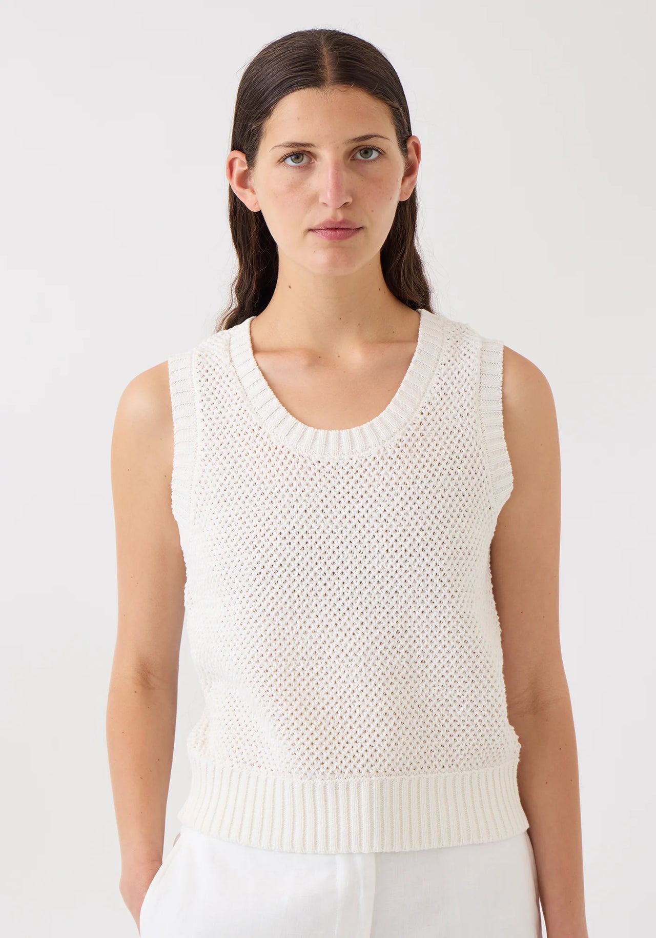 MIWA COTTON TOP - WHITE