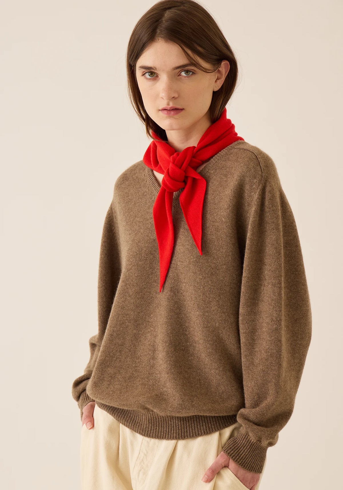 NESSA SMALL CASHMERE SCARF