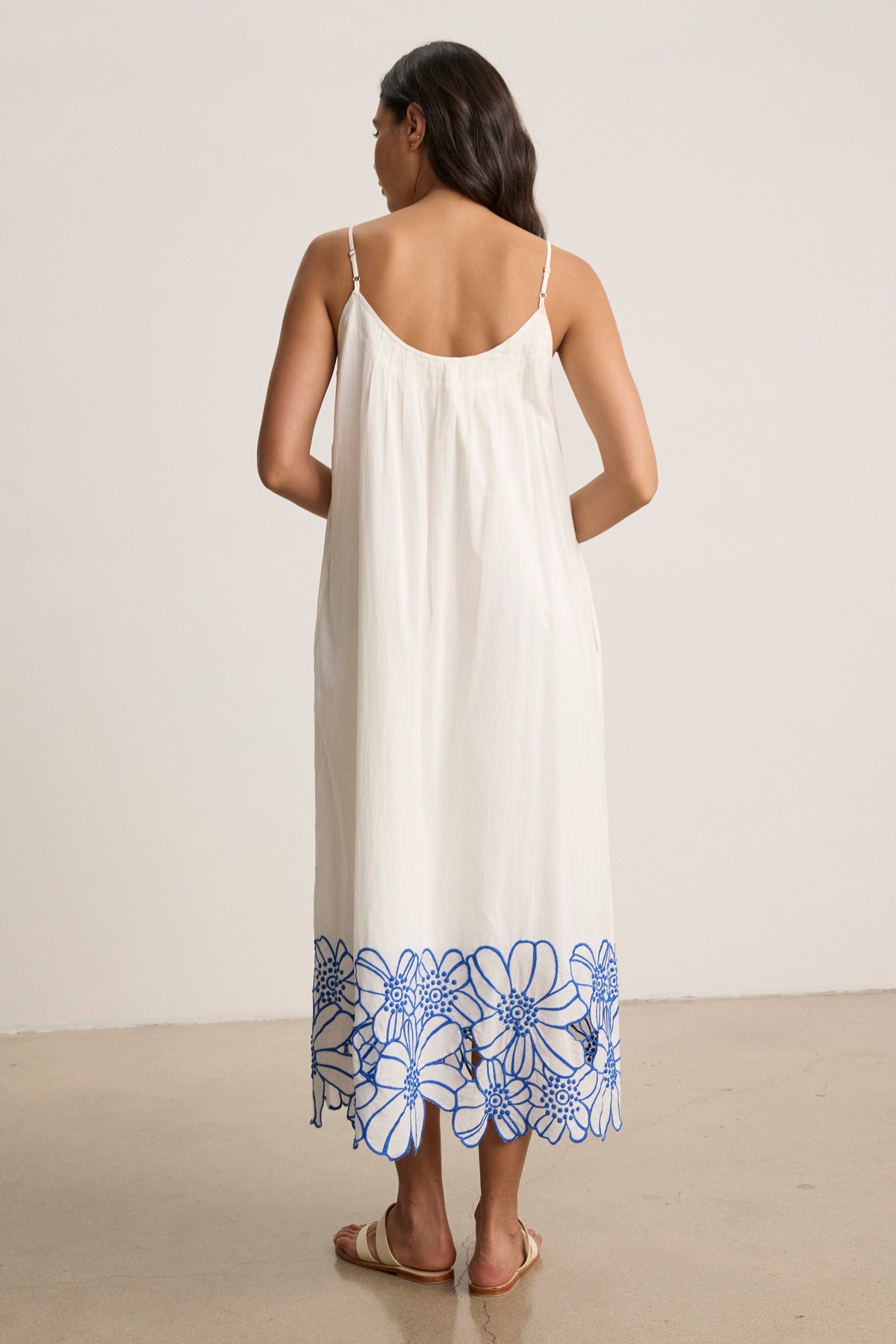 JULIETTE EMBROIDERED DRESS - CREAM