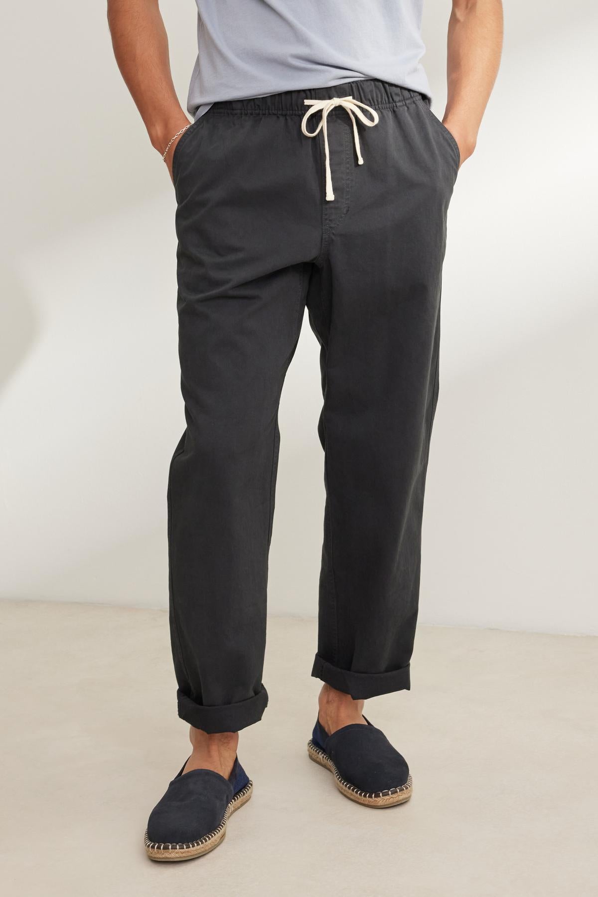 BRANSON TWILL PANT - CHARCOAL