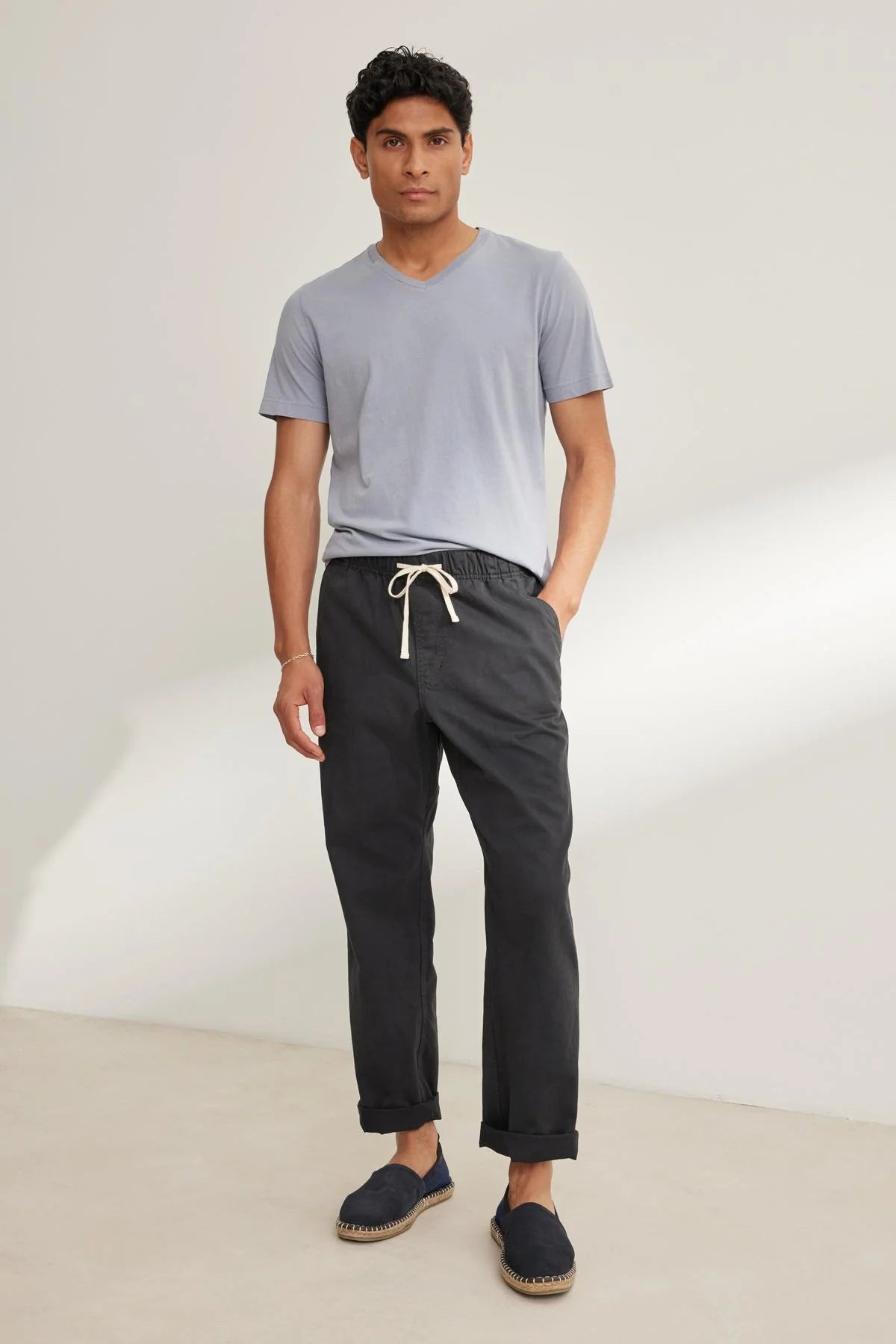 BRANSON TWILL PANT - CHARCOAL
