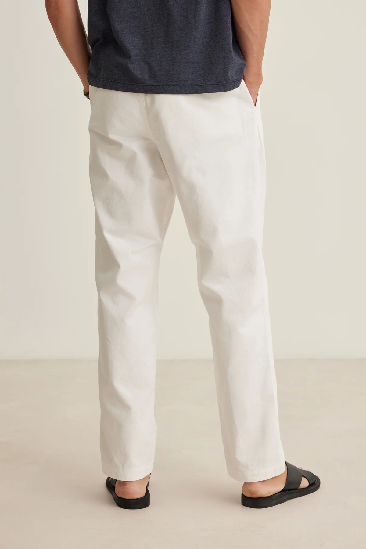 BRANSON TWILL PANT - WHITE