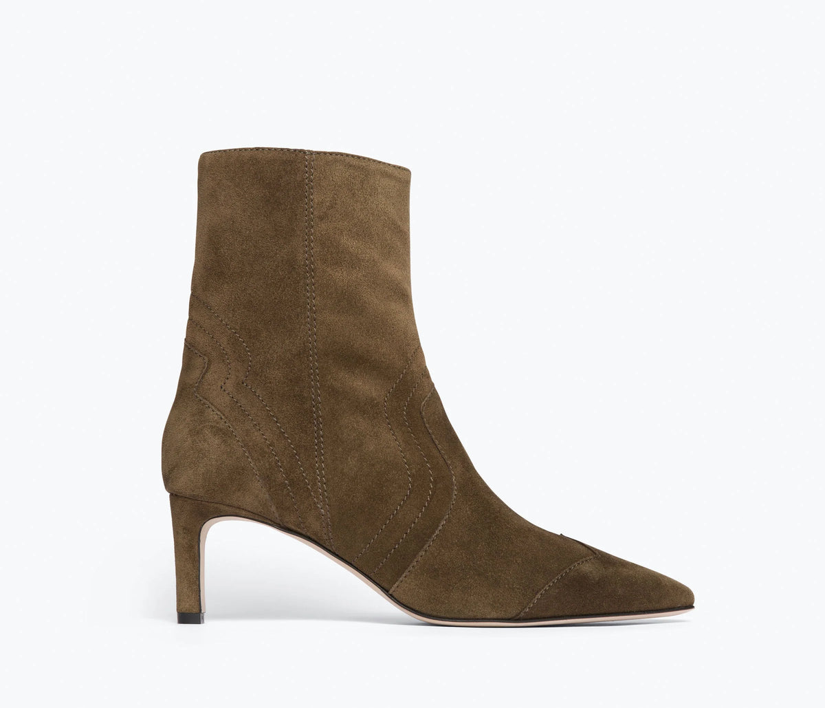 SHAINA BOOT - MOSS SUEDE
