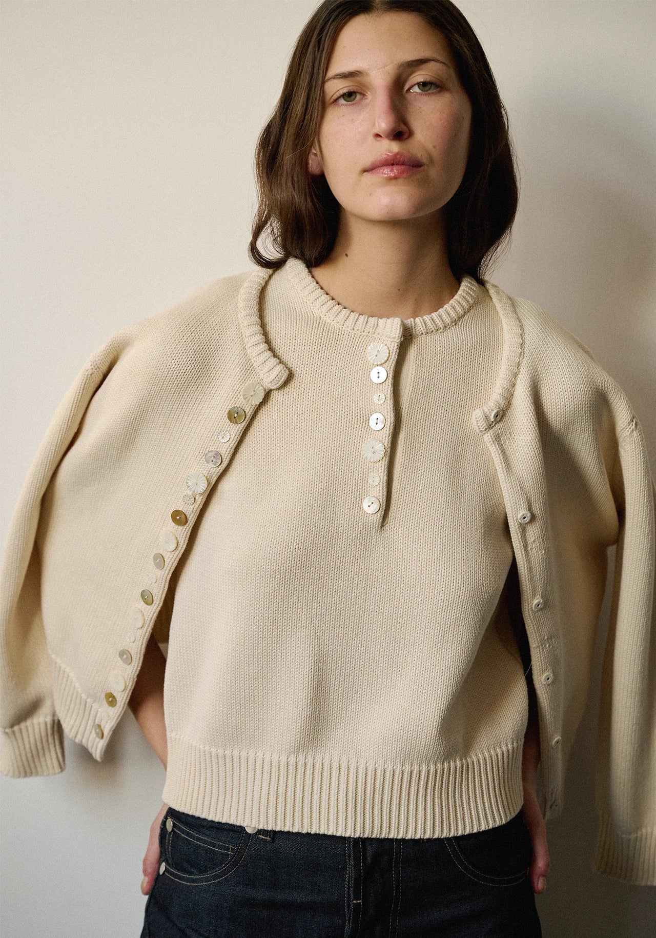 SOLEIL COTTON CARDIGAN