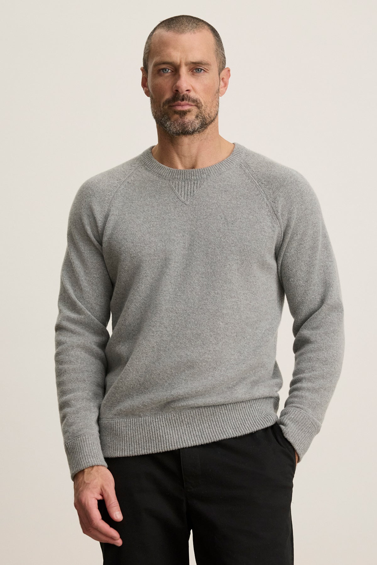 CORTEZ SWEATER - HEATHER GREY