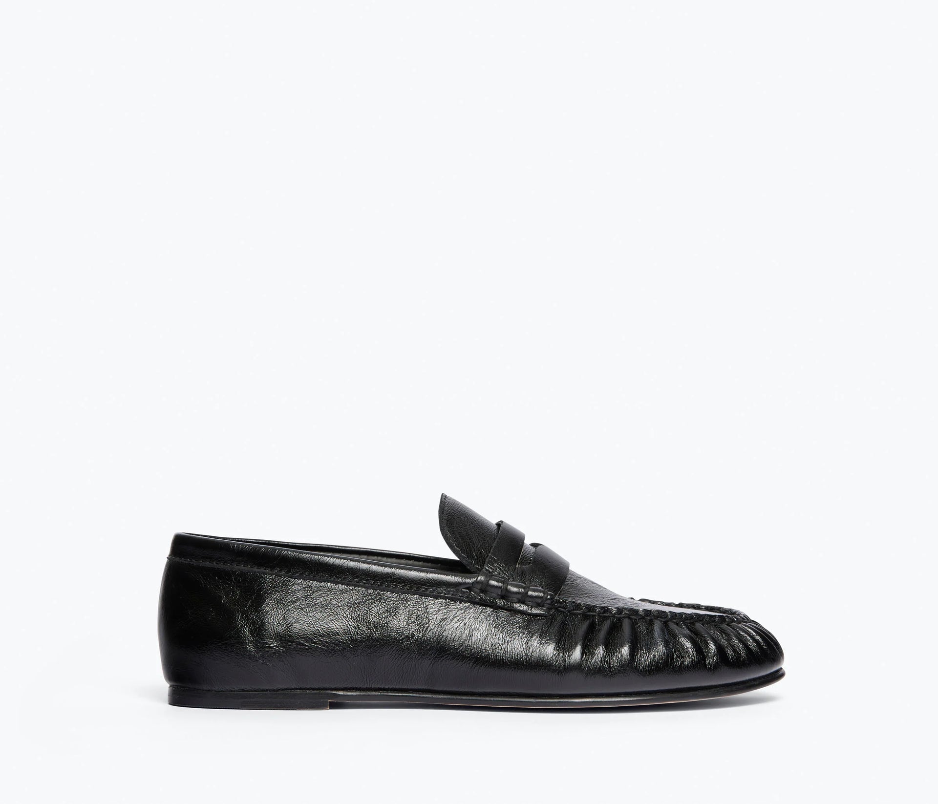 SYDNEY LOAFER - BLACK CRINKLE