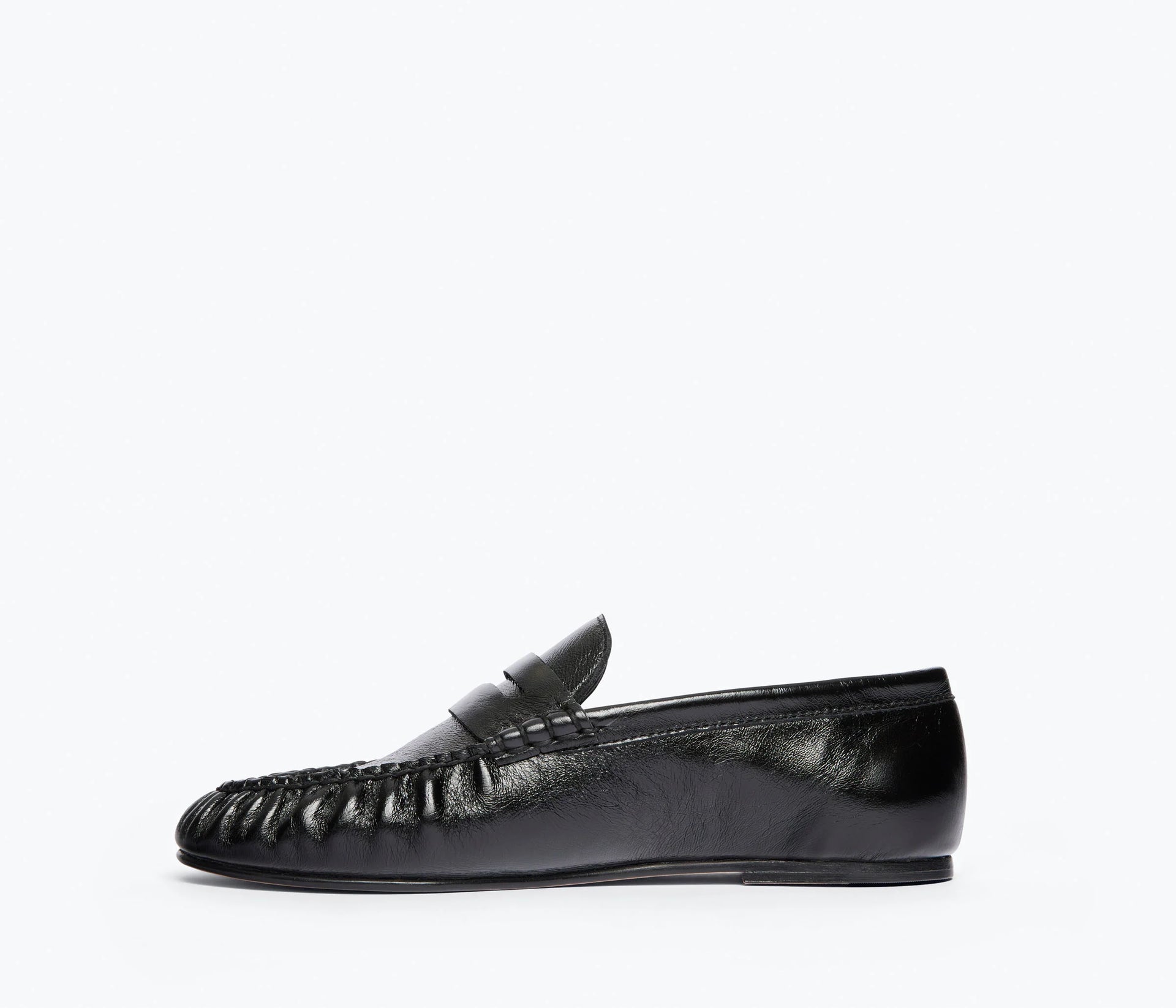 SYDNEY LOAFER - BLACK CRINKLE