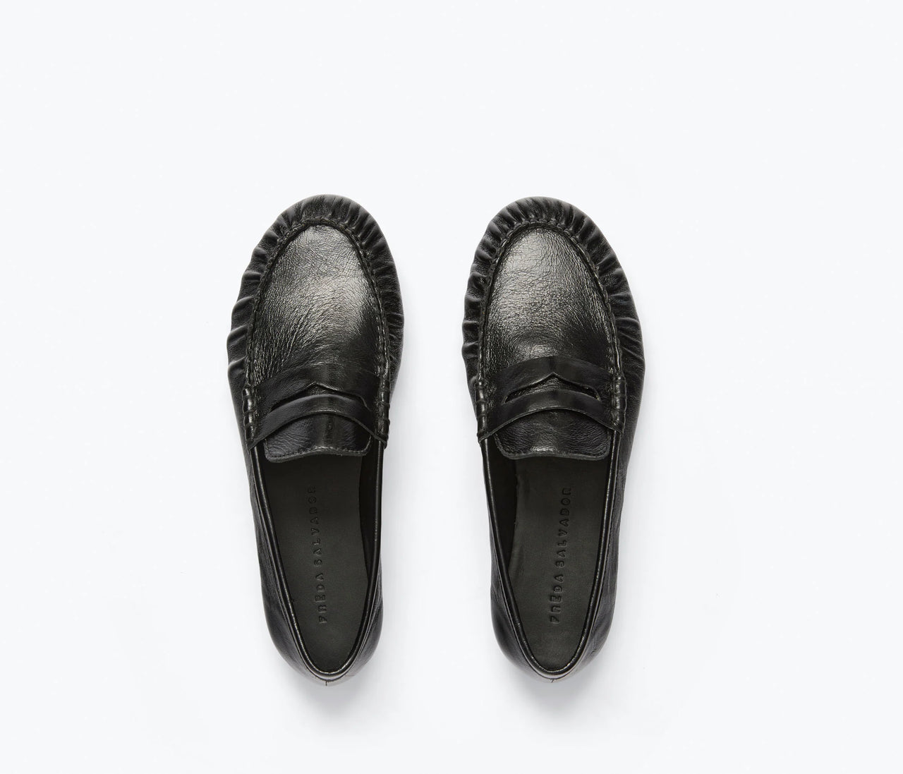 SYDNEY LOAFER - BLACK CRINKLE