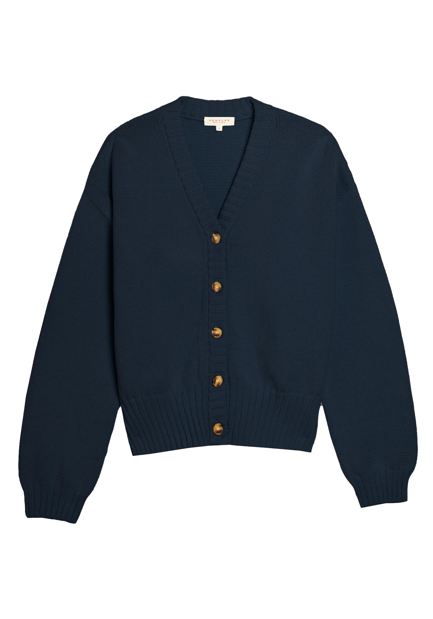 VIVIAN COTTON CARDIGAN - NAVY