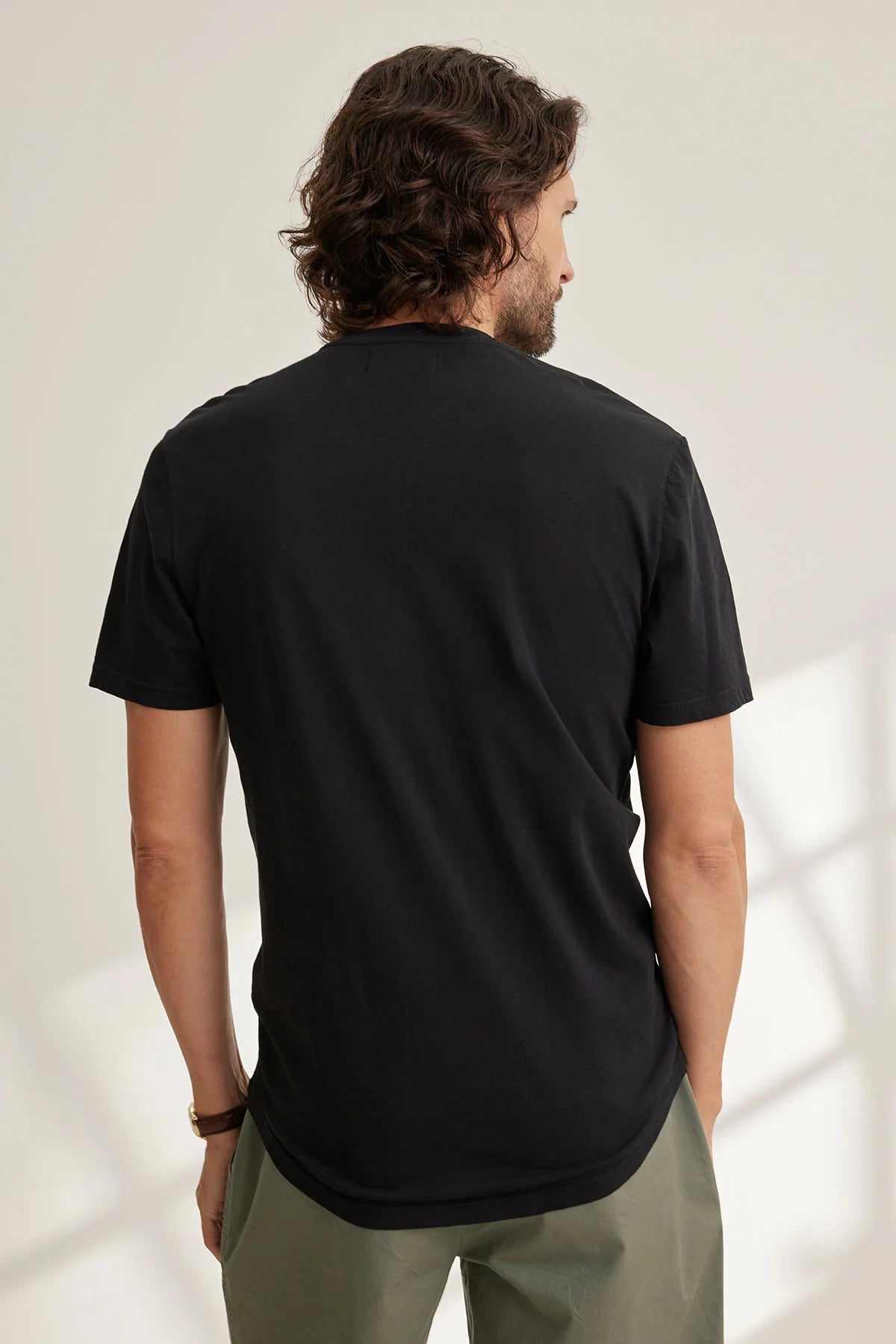 FULTON S/S HENLEY - BLACK