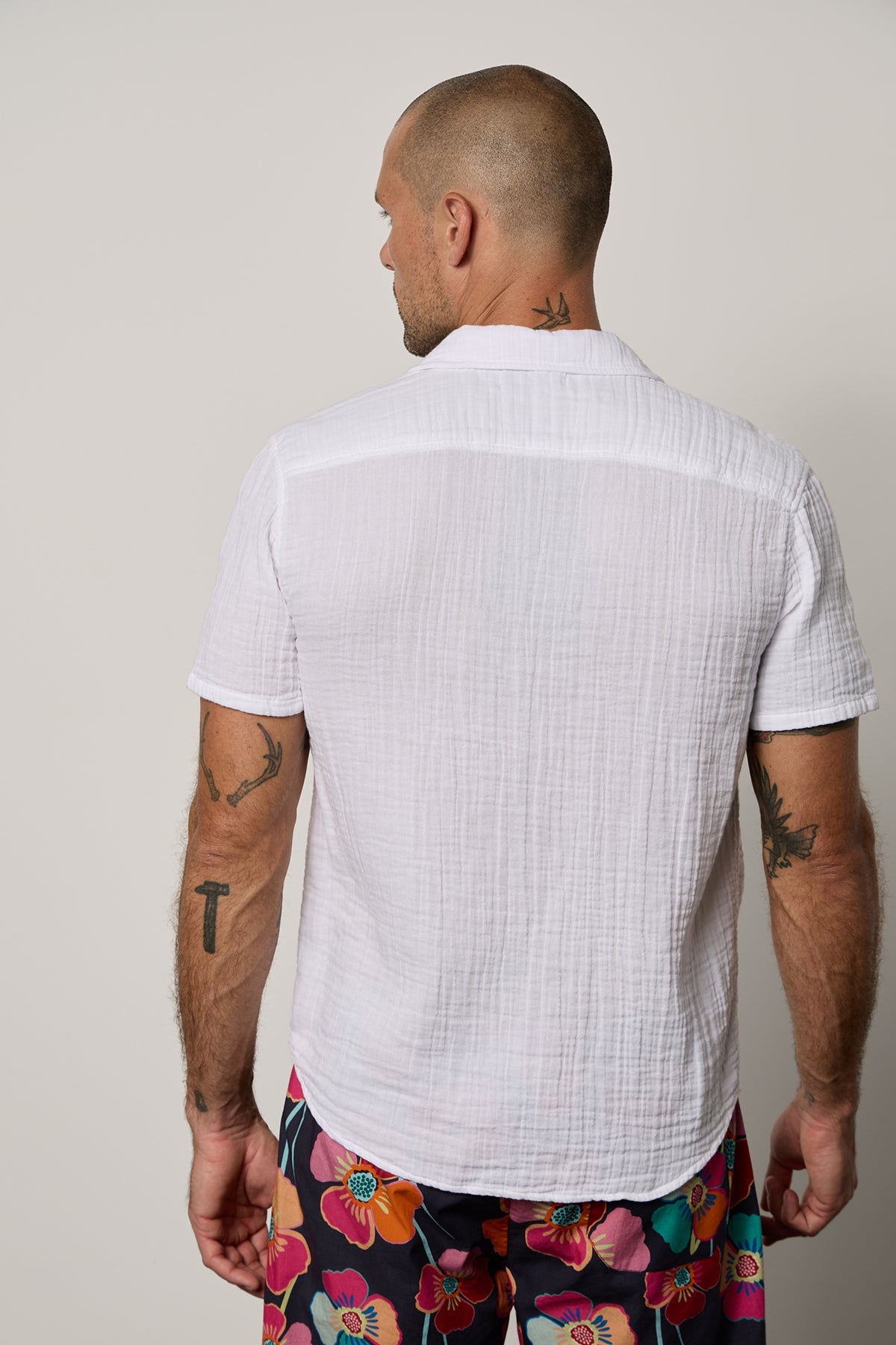 CHRISTIAN S/S SHIRT - WHITE