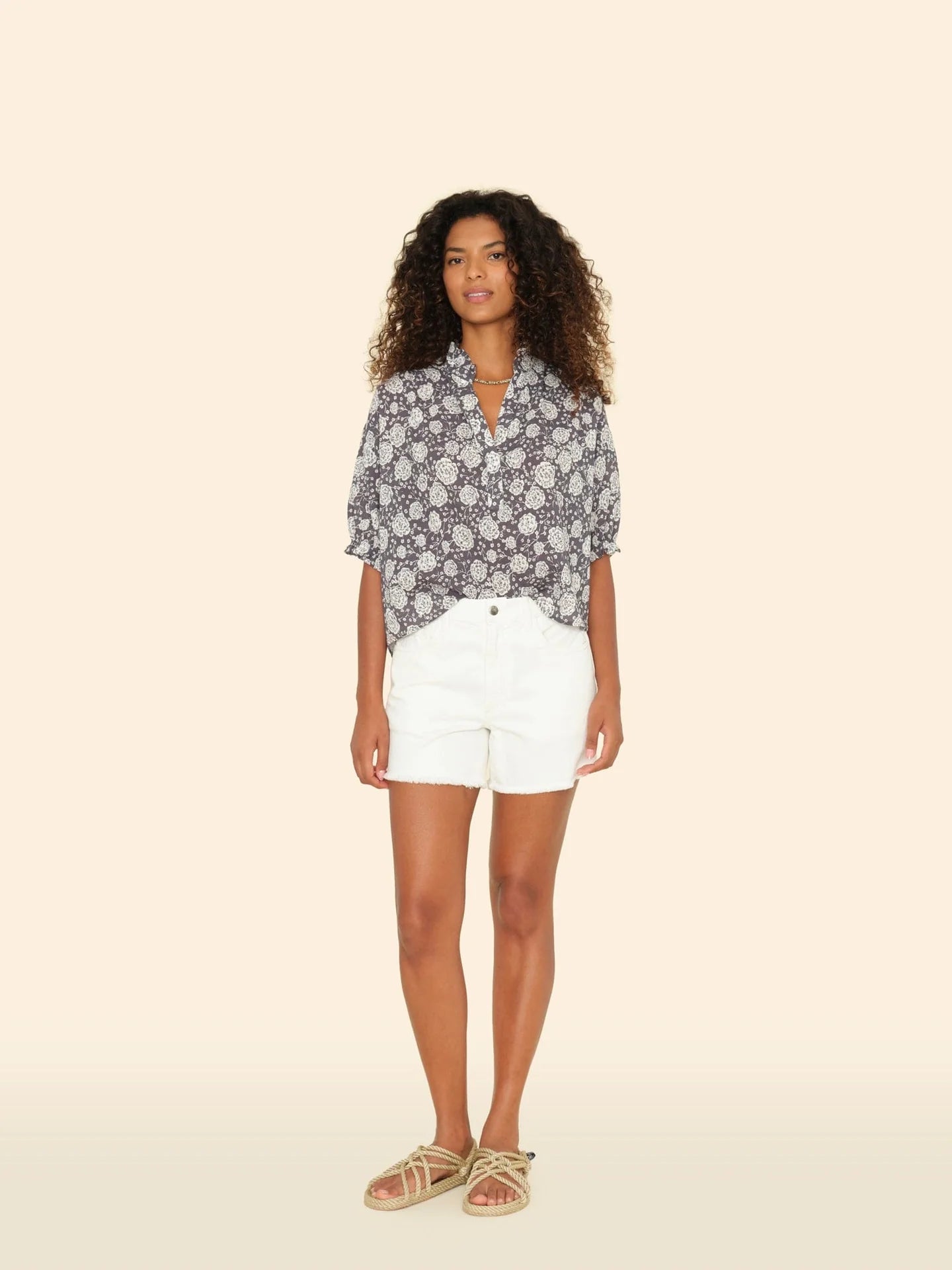 HAILEY SHORT - WHITE