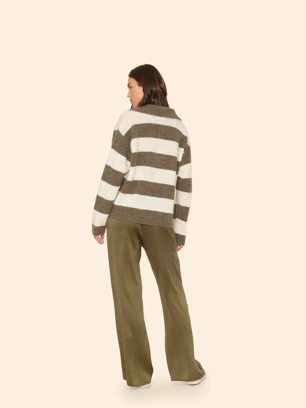 BELLA PANT - OLIVE GOLD