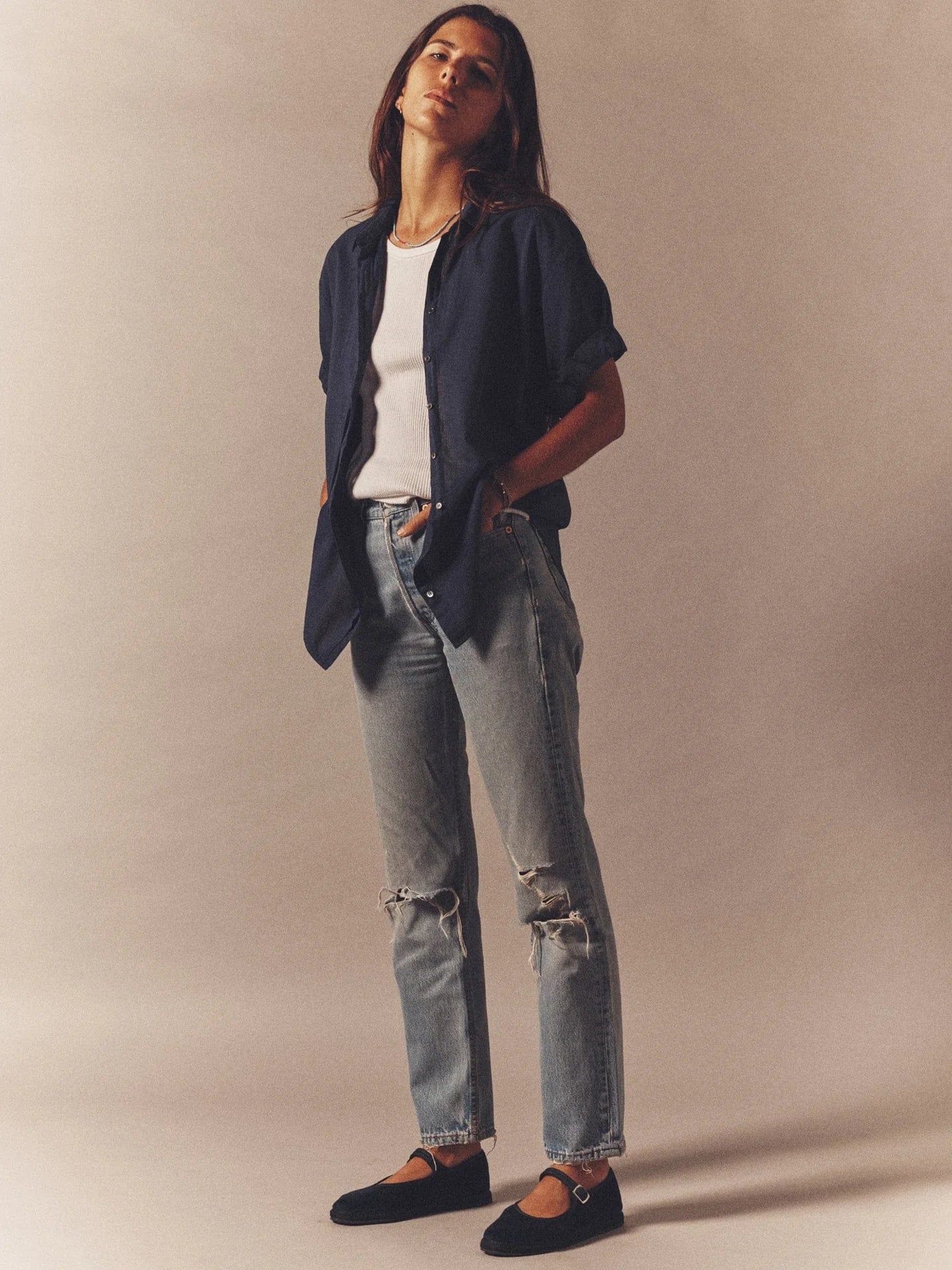 CHANNING SHIRT - NAVY