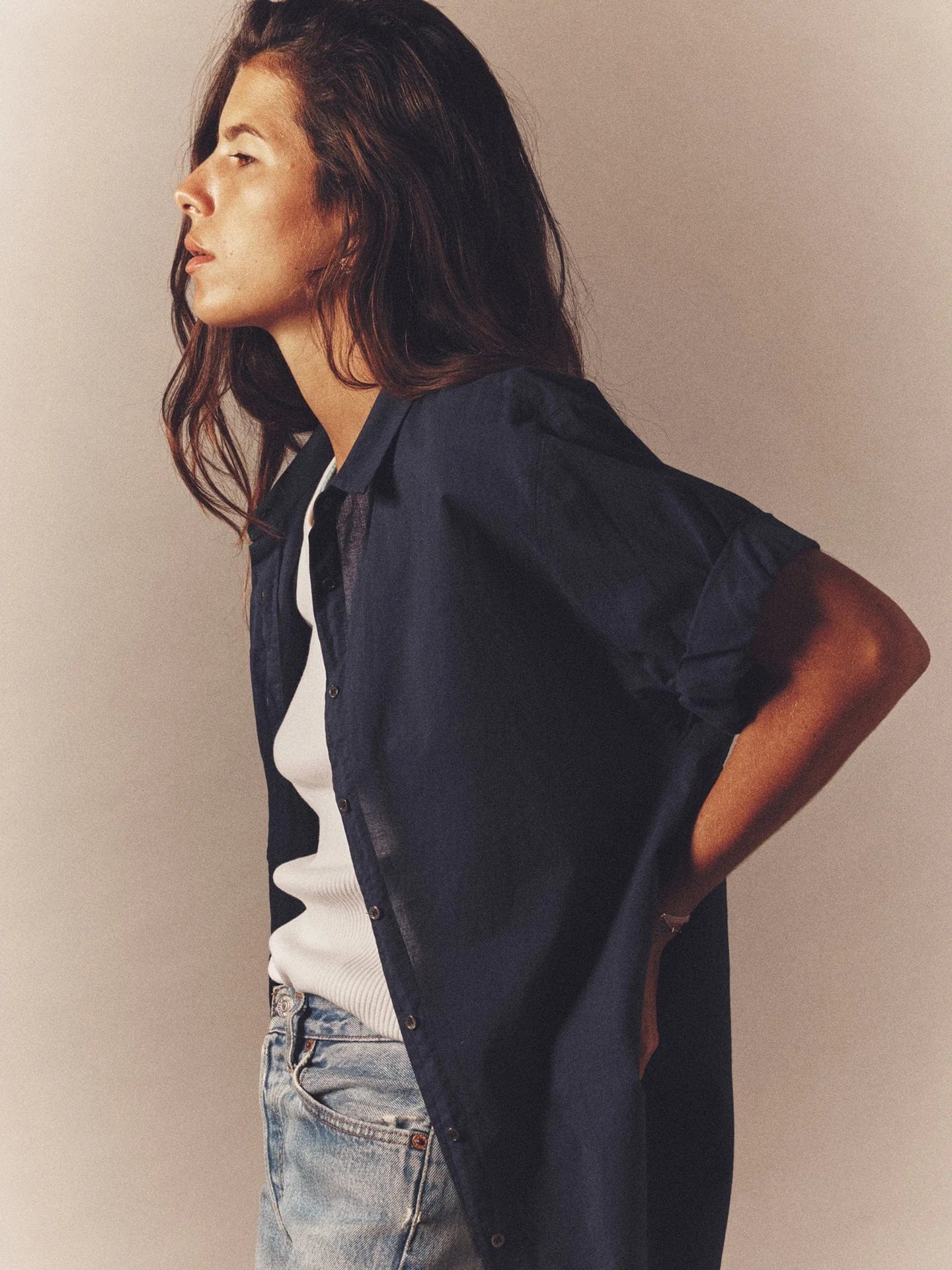 CHANNING SHIRT - NAVY