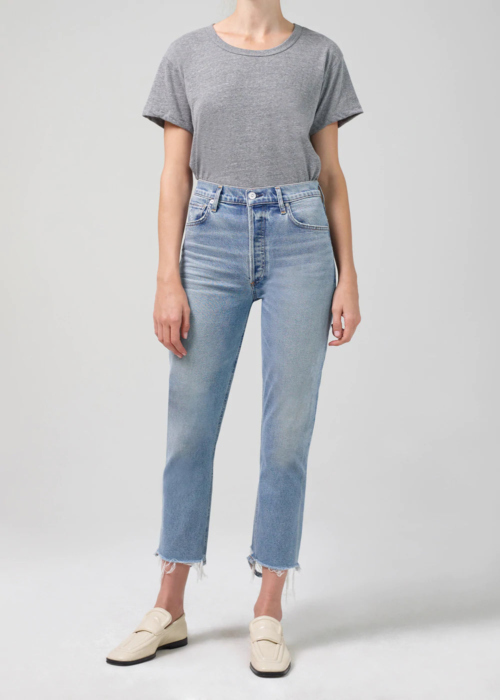 CHARLOTTE CROP HIGH RISE STRAIGHT - PARLAY