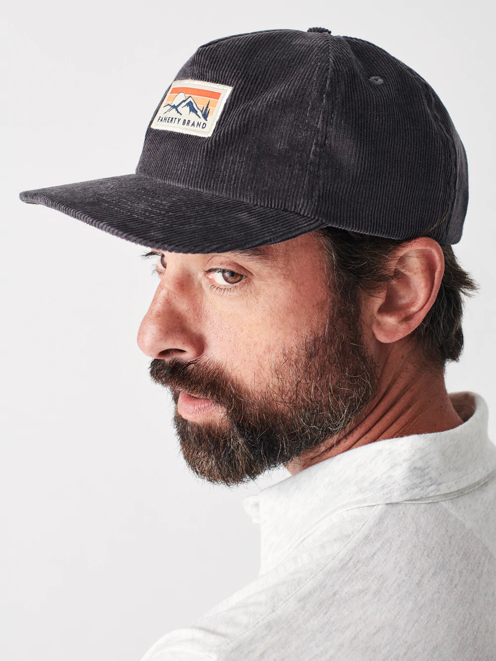 CORDUROY HAT - STEEL GRAY