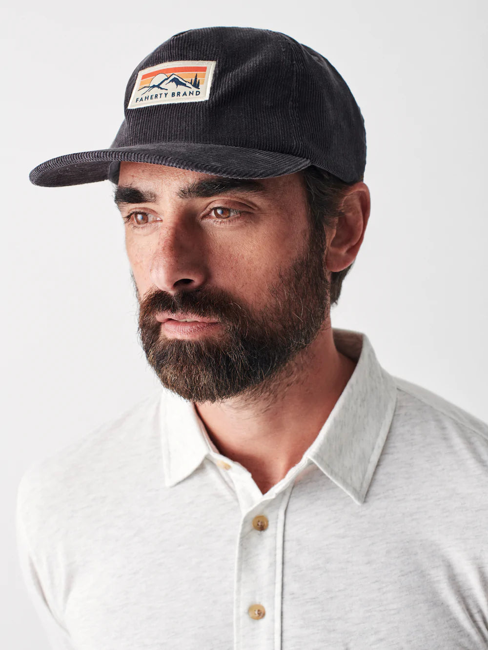 CORDUROY HAT - STEEL GRAY