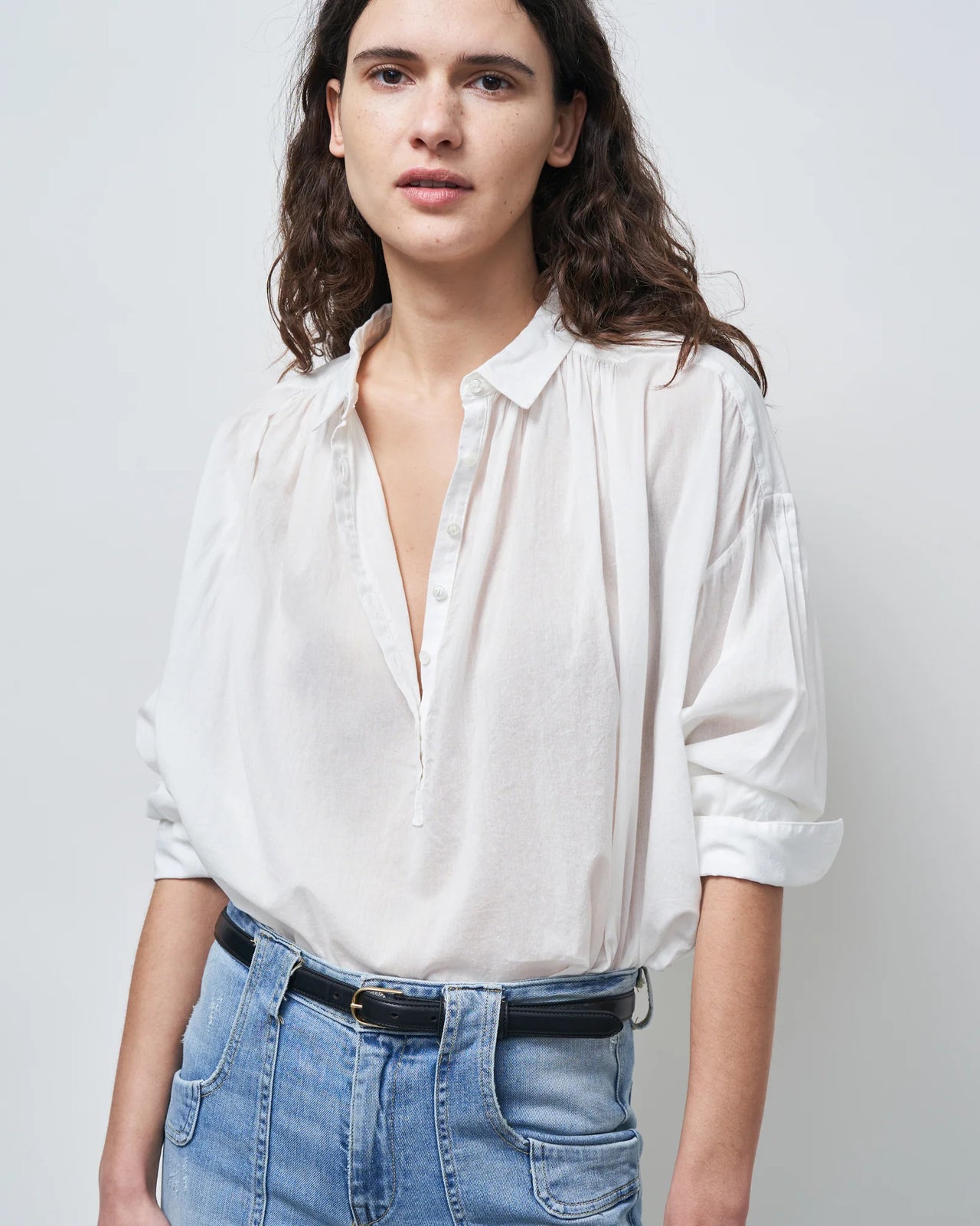 MILES BLOUSE - IVORY