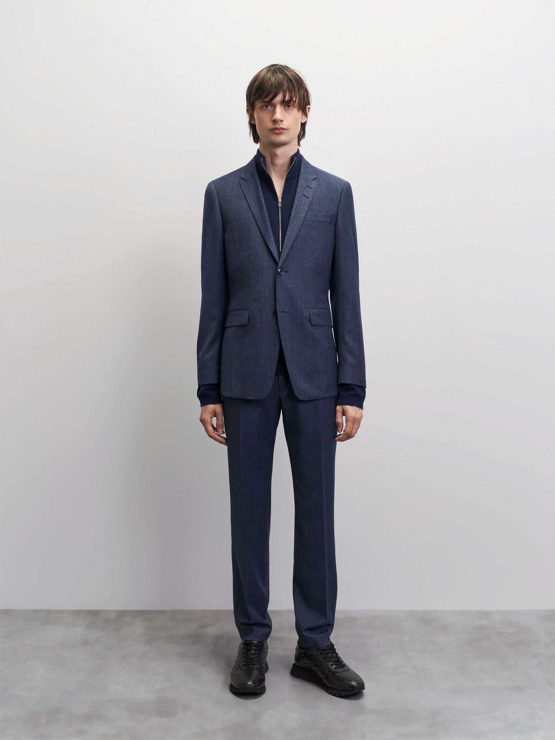 JERRETTS BLAZER DUSTY BLUE Assembly Showroom